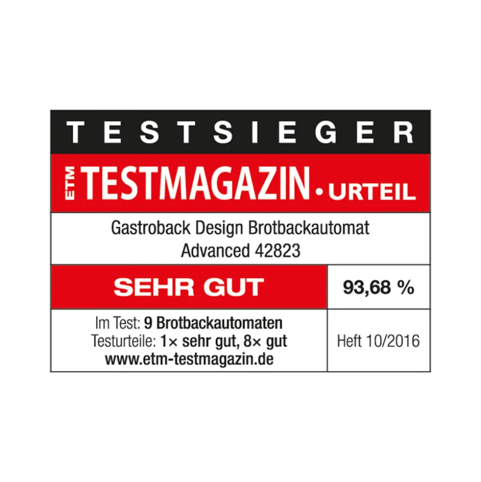 Design Brotbackautomat Advanced