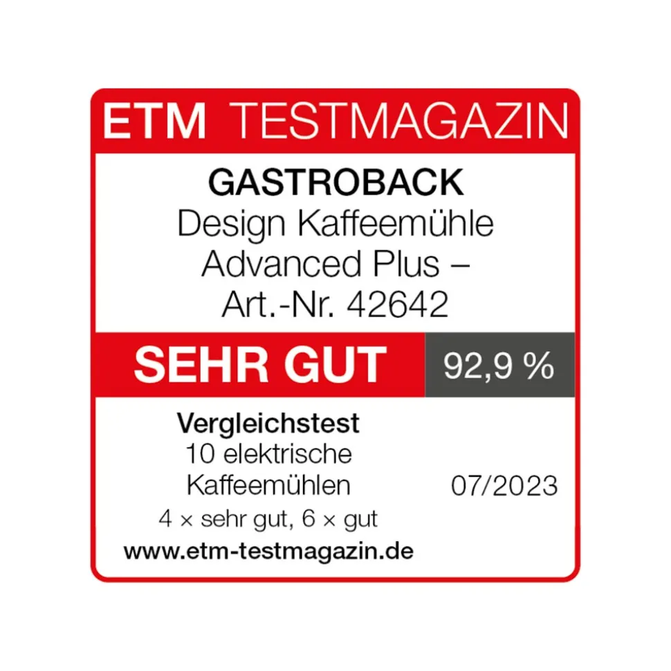 Design Kaffeemühle Advanced Plus