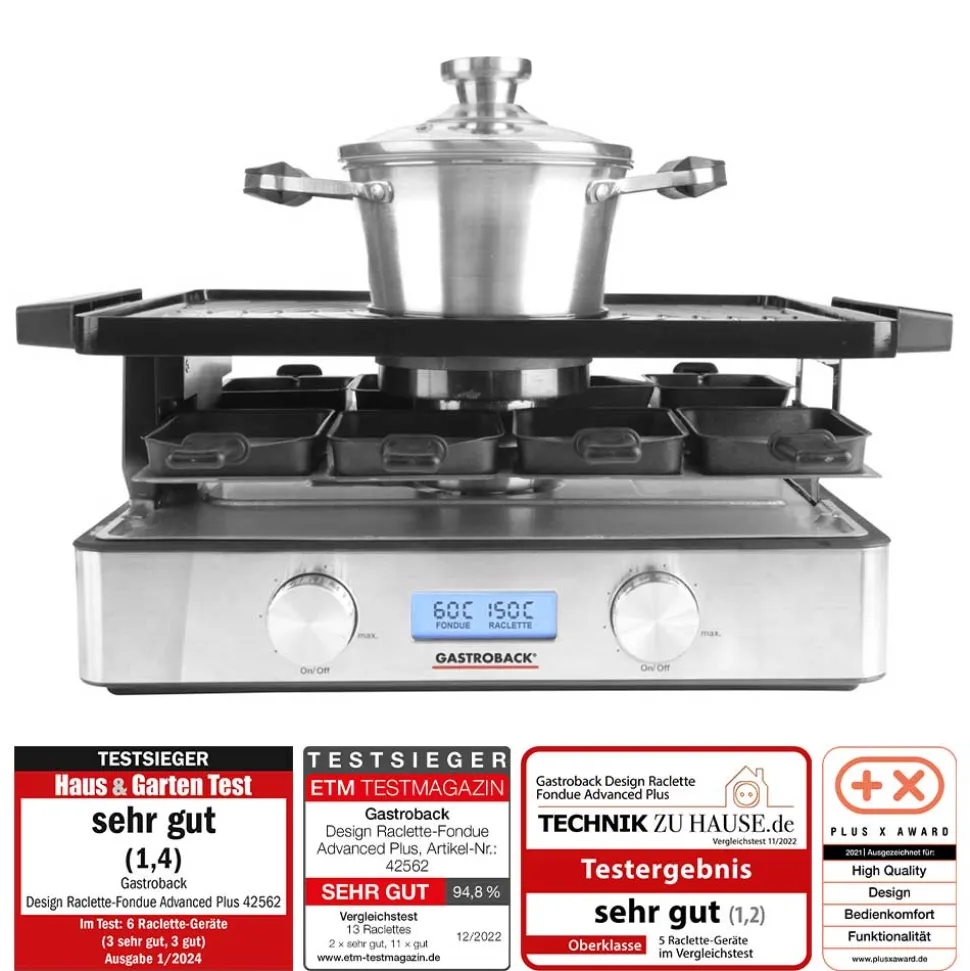 Design Raclette-Fondue Advanced Plus