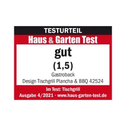 Design Tischgrill Plancha & BBQ