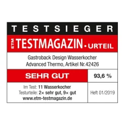 Design Wasserkocher Advanced Thermo