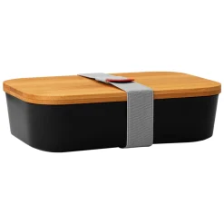 Gastroback Lunchbox schwarz, mit Bambusdeckel