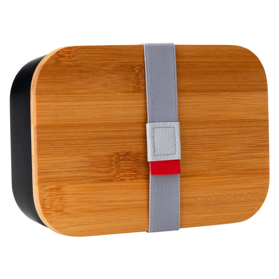 Gastroback Lunchbox schwarz, mit Bambusdeckel