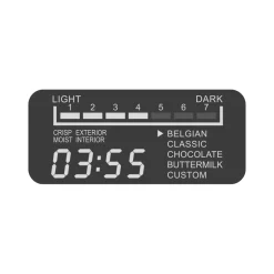 Waffeleisen Advanced Control - BLACK EDITION
